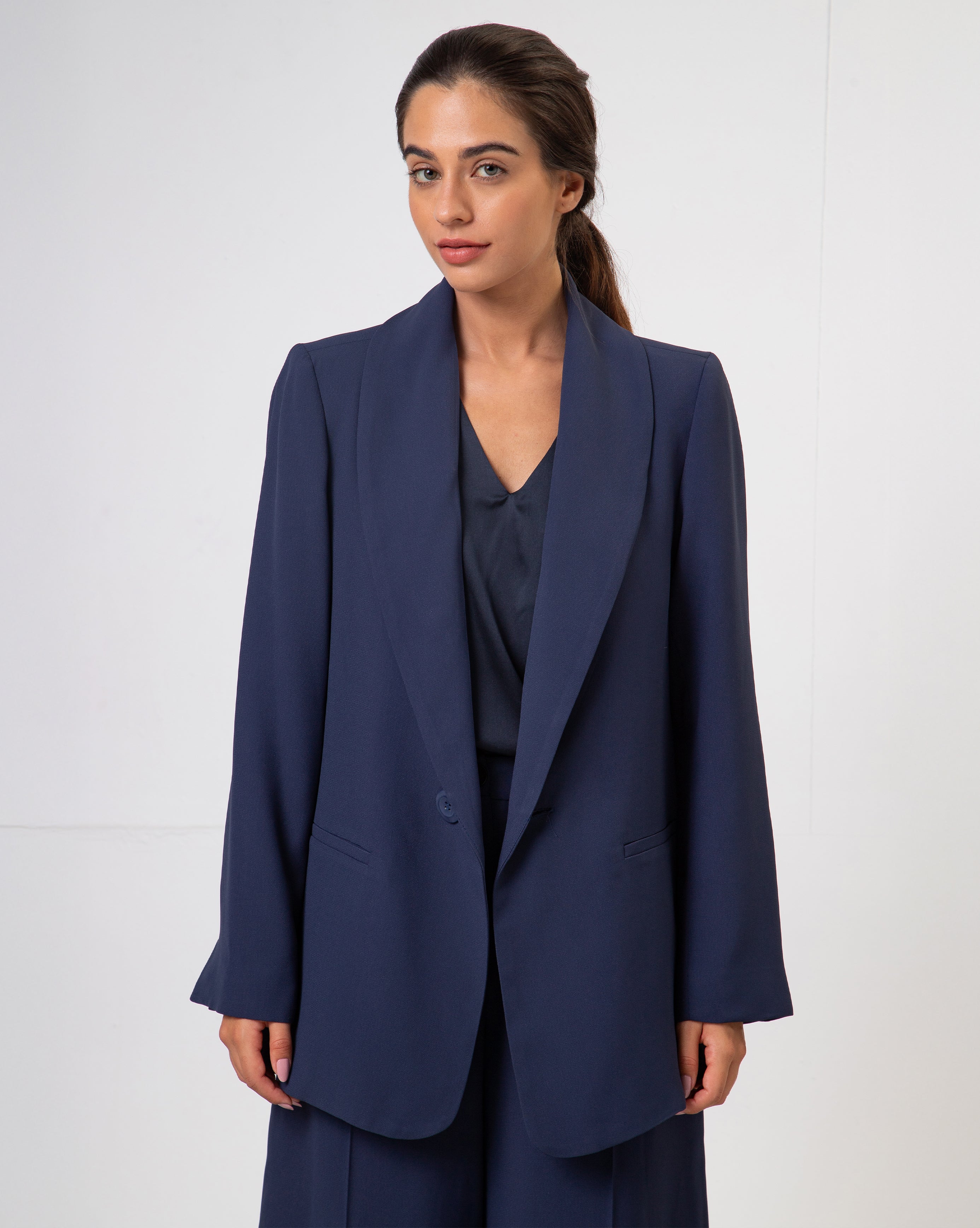 a o　2着 Blazer Gabrielle - Azul Dark – WAS