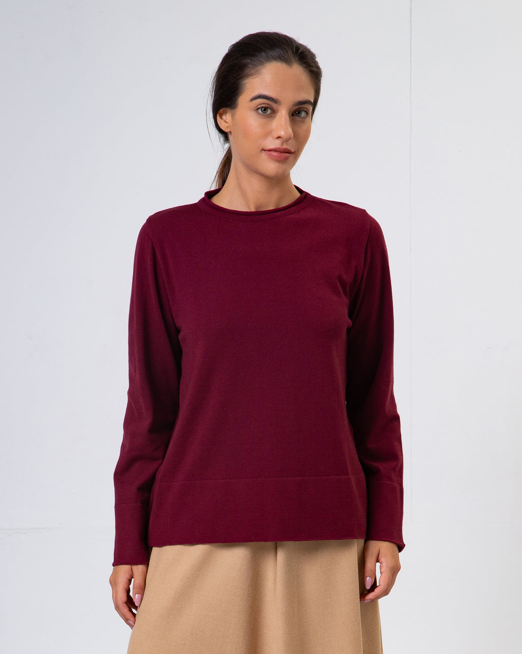 Blusa Elena - Merlot
