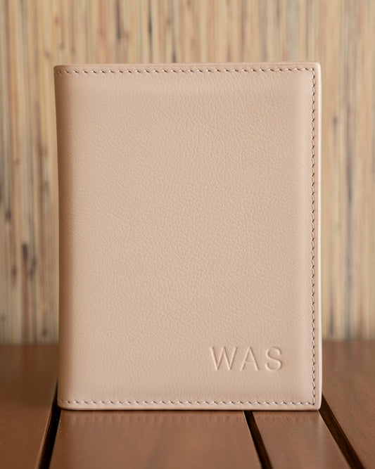 Porta Passaporte - Bege