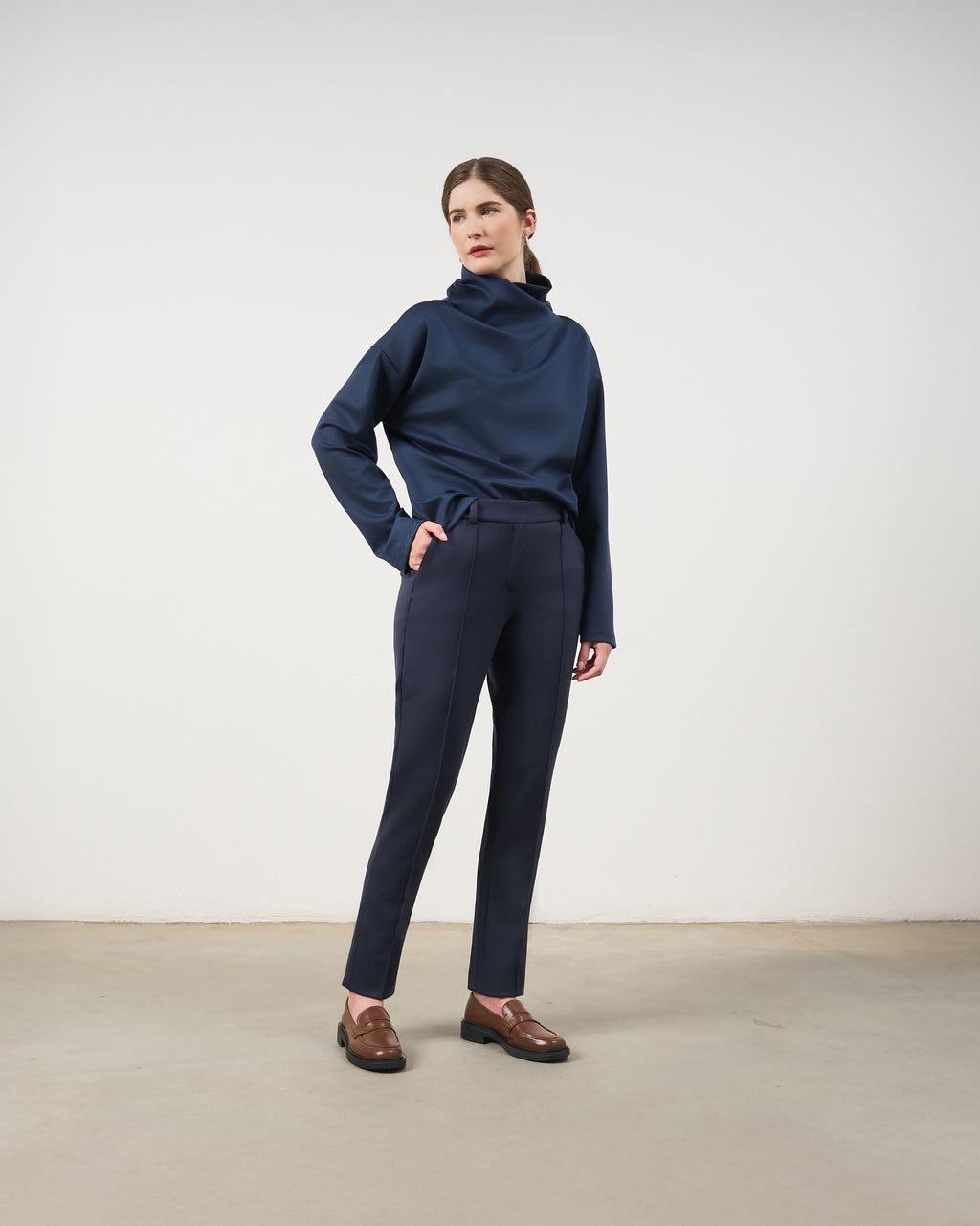 Calça Bambu - Azul Marinho