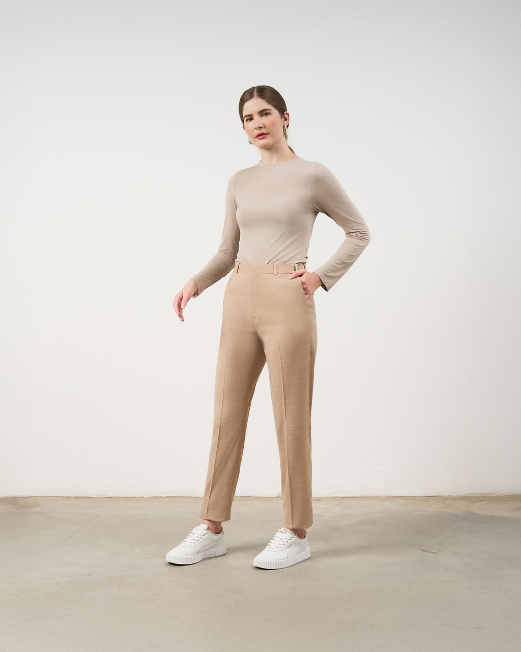 Calça Sequinha - Conhaque