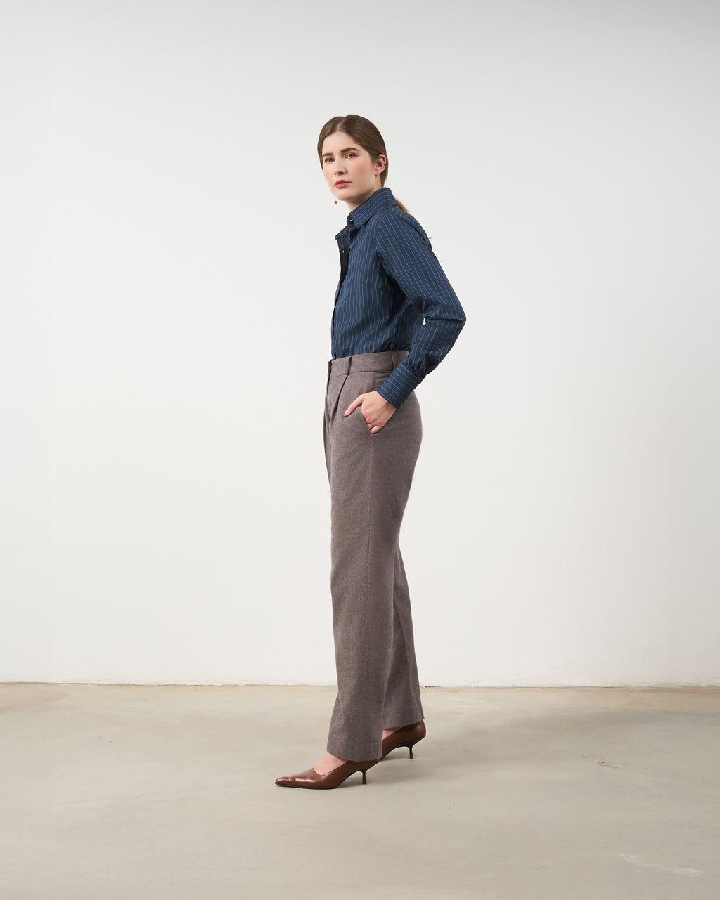 Camisa Cristal - Azul Marinho Risca