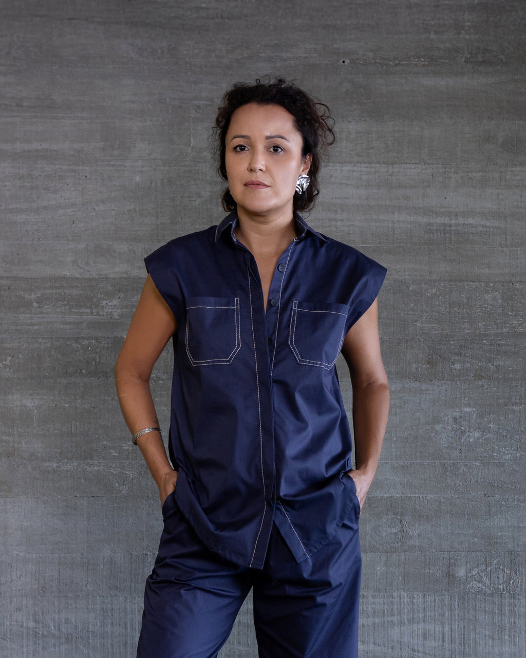 Camisa Regata - Azul Marinho