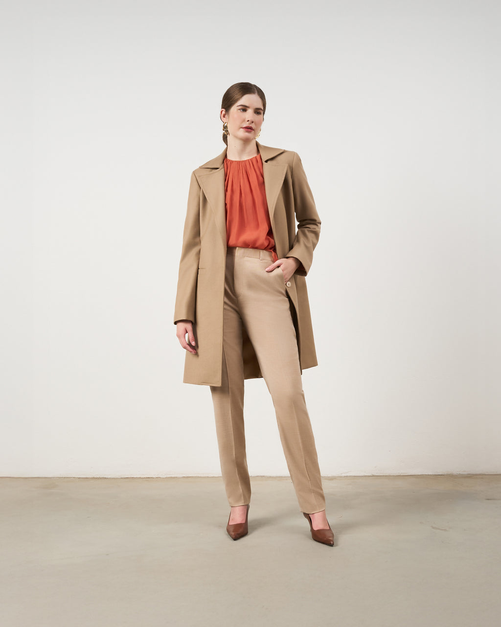 Casaco Geórgia - Areia