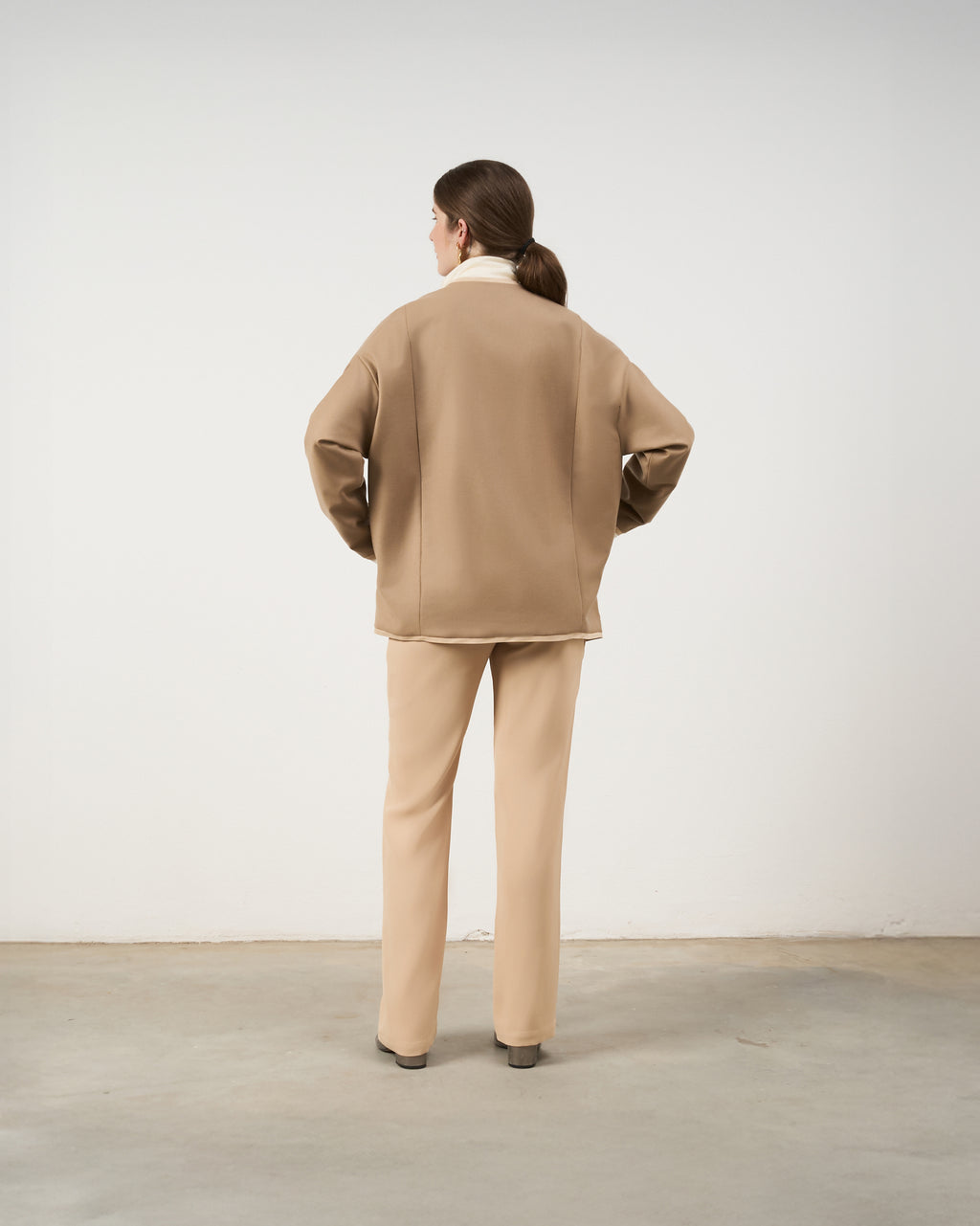 Casaco Quadrado - Areia