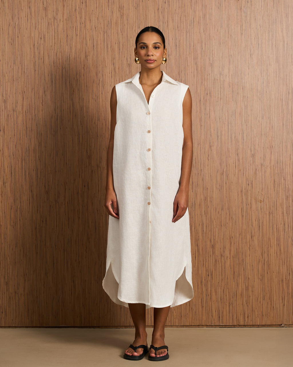 Chemisier Platano Regata - Off-White