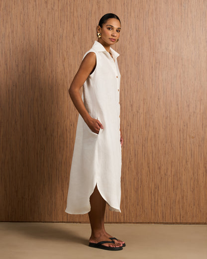 Chemisier Platano Regata - Off-White