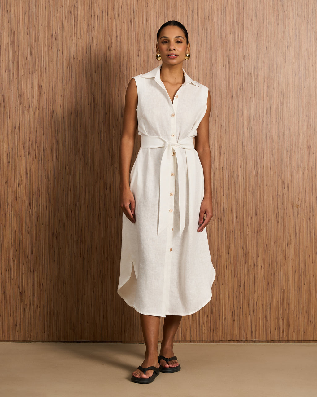 Chemisier Platano Regata - Off-White