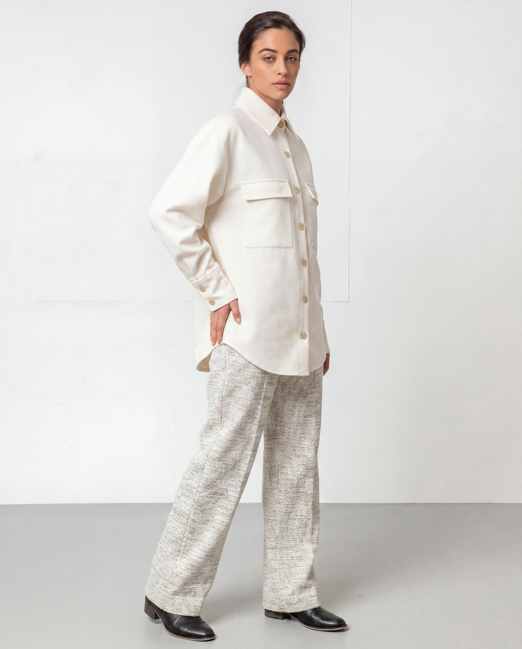 Camisa Ampla - Chantilly
