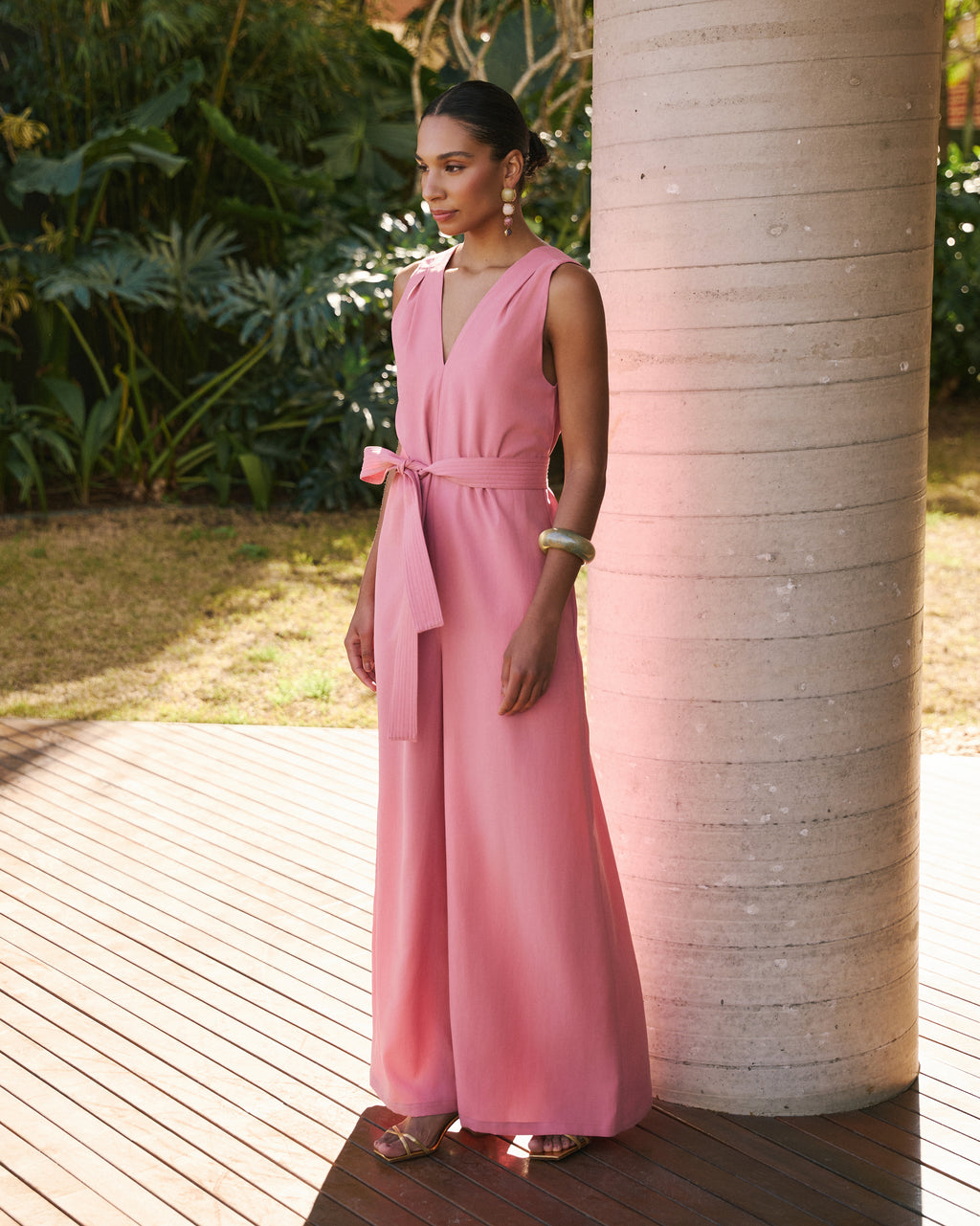 Macacão Solto - Rosa Ágata