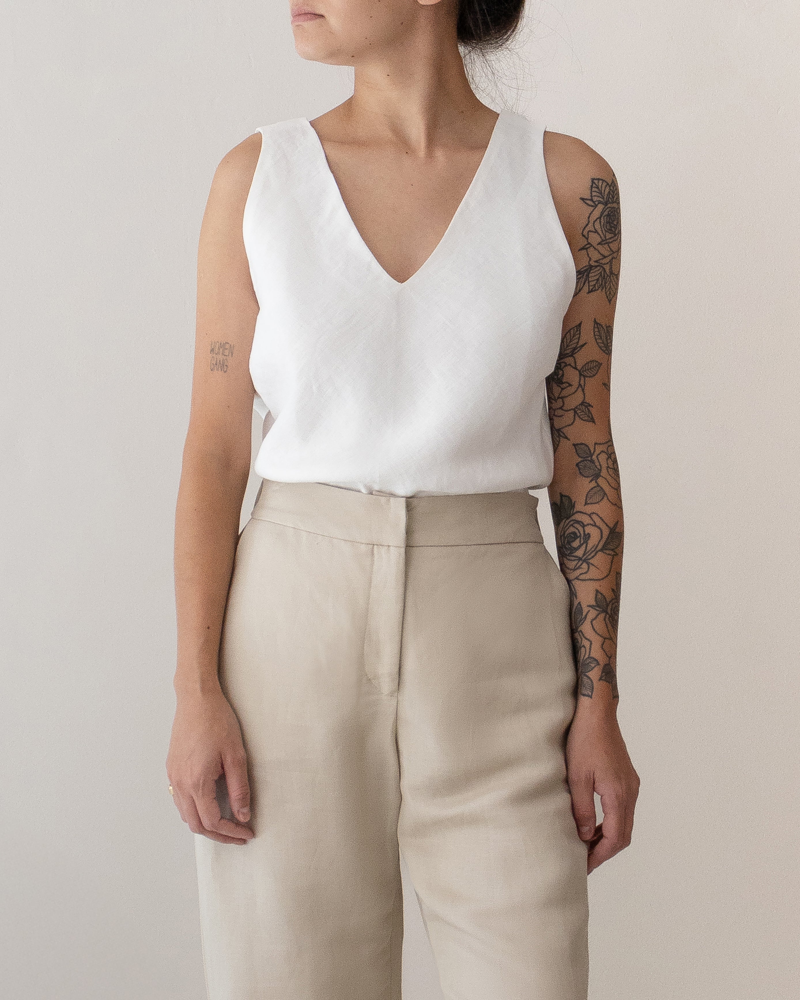 Regata Antúrio - Linho | Off-White