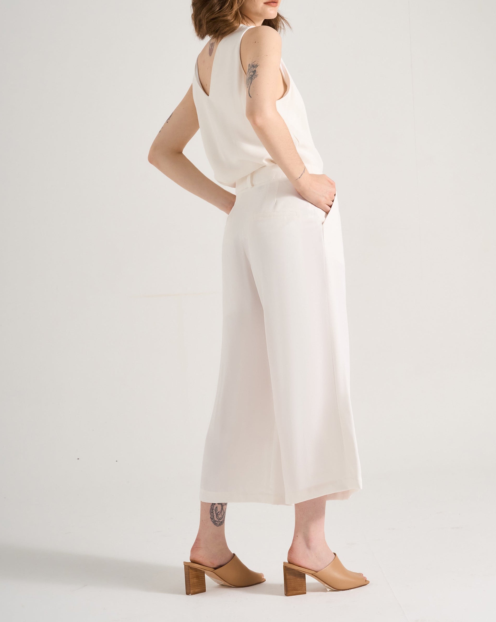 Regata Antúrio - Crepe Patou | Off-White
