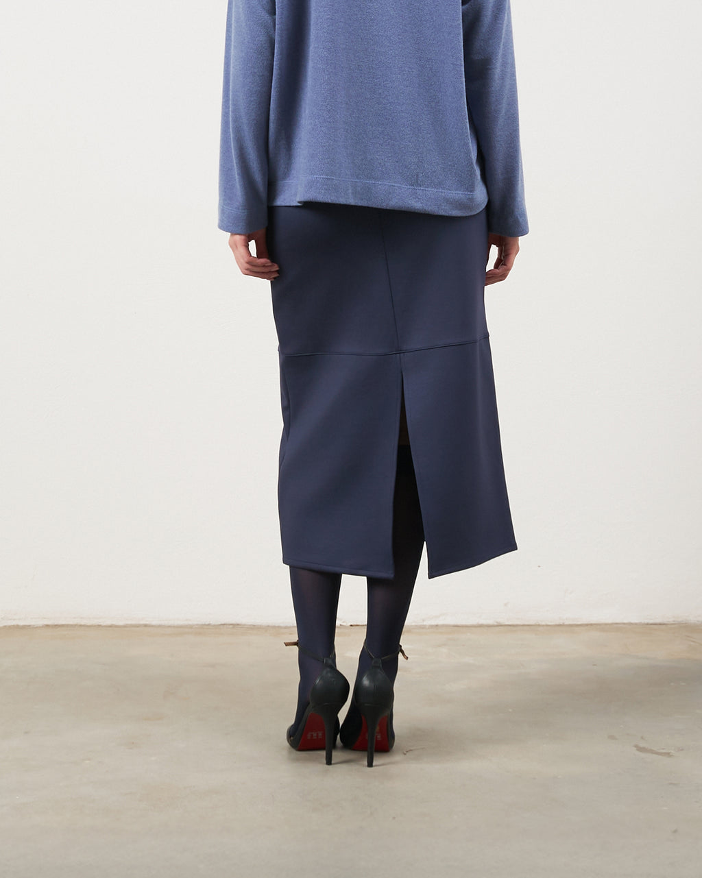 Saia Olívia - Azul Marinho