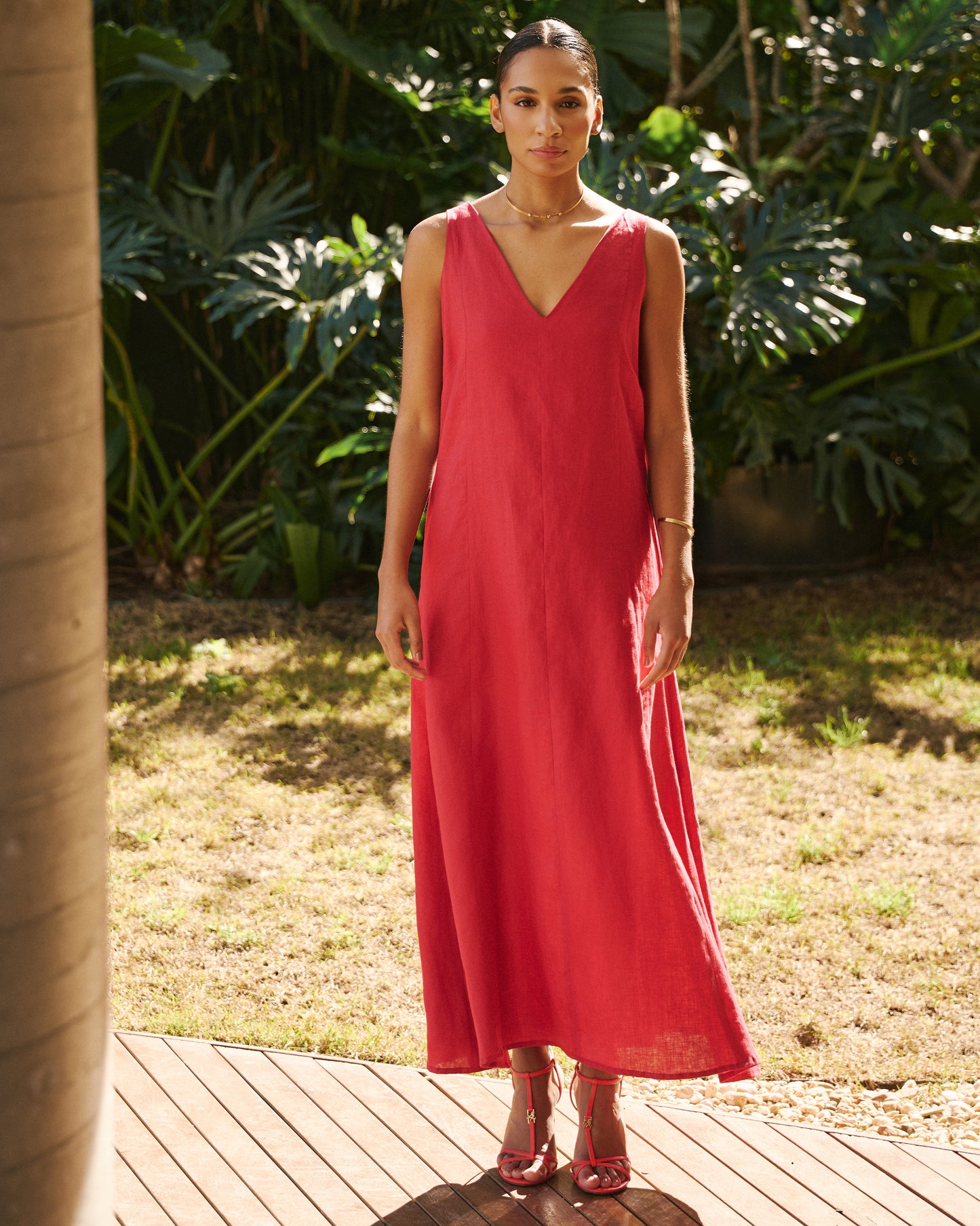 Vestido Evasê Recortes - Salsa