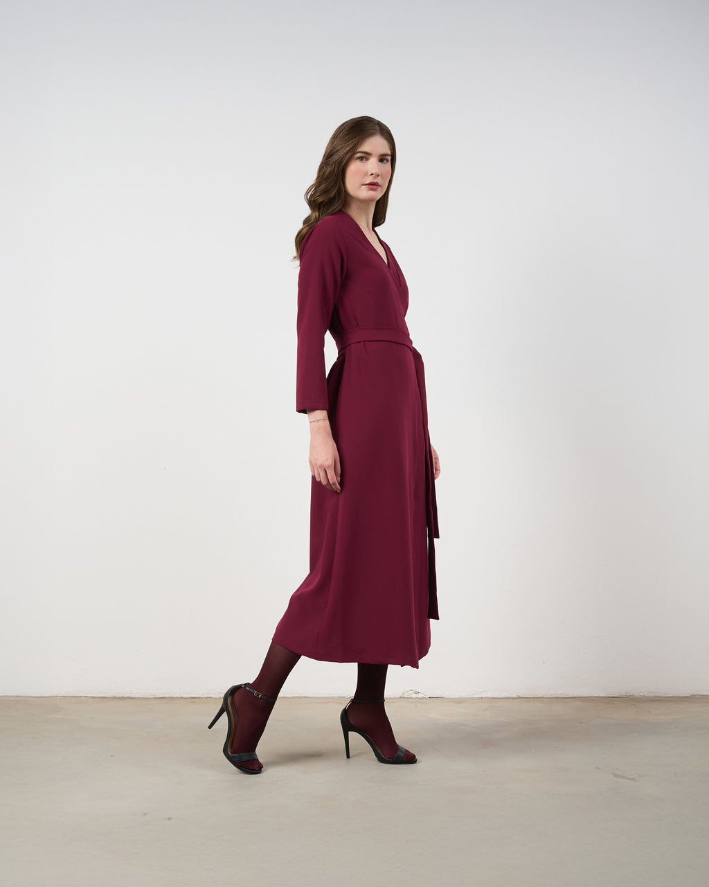 Vestido Medusa ML - Licor de Cereja