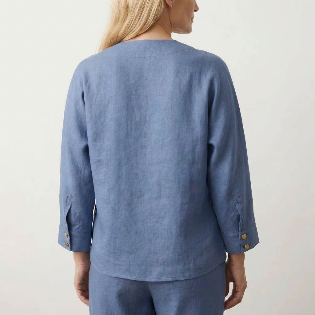 Blusa Tomie - Azul Atena